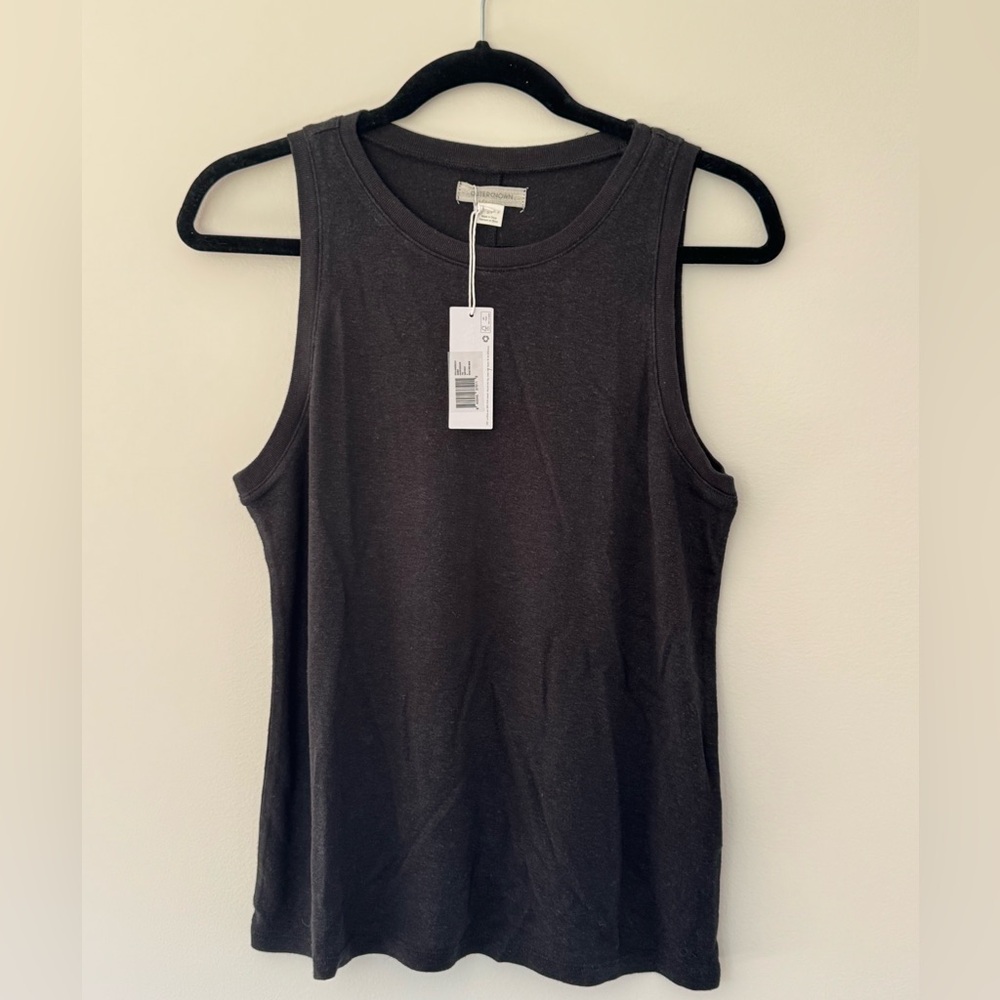 Black natural fabric Outerknown Women's Tank Top size Small